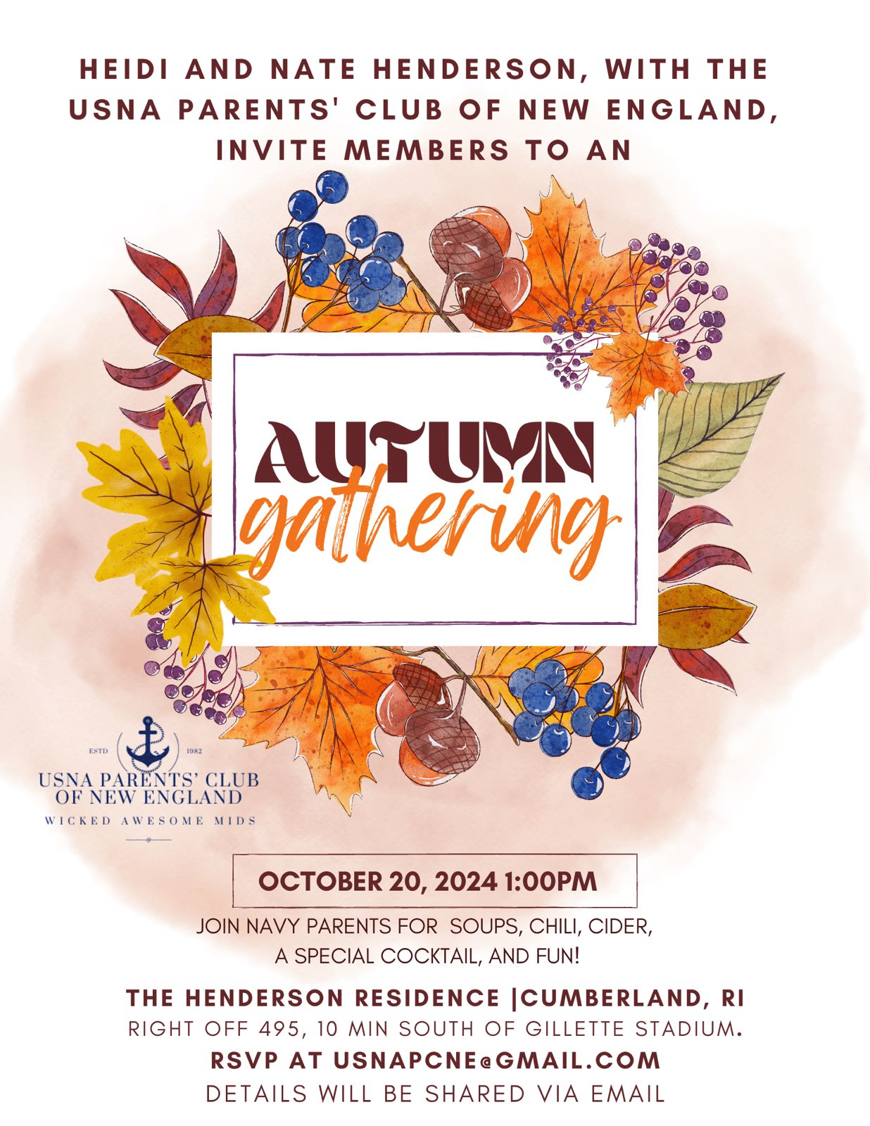 Autumn Gathering Flyer