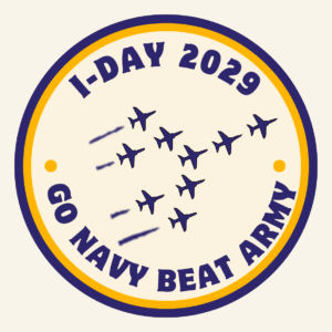 I-Day 2029. Go navy. Beat Army.